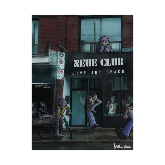 Neue Club Live Art Space - Poster