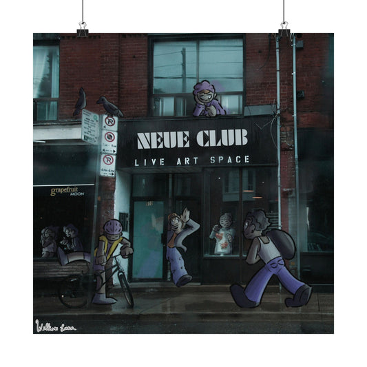 Neue Club Live Art Space - Poster
